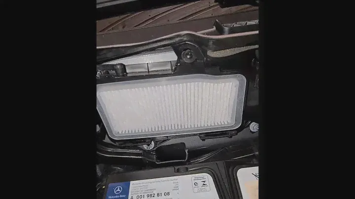 Mercedes external cabin air filter/dual air filter
