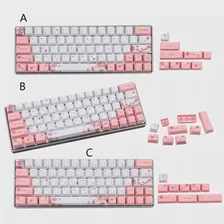 73 Клавиши Сублимационный Колпачок для ключей PBT OEM Keycaps Механическая Клавиатура Cherry Blossom Keycap Клавиатура В Корейском Японском Стиле Keycaps