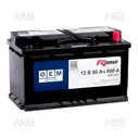 Автомобильный аккумулятор RDrive OEM AGM-L4EU 80Ач 800А обр. пол. (315x175x190) A0009822108