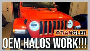 JL Jeep Wrangler — Halo наконец-то работают над сменой светодиодных фар Mopar OEM!