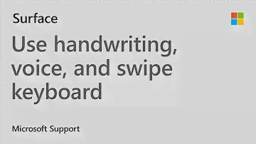 How to use handwriting, voice, and swipe keyboard in Windows 10 | Microsoft