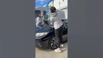 Setting windshield into Honda Civic