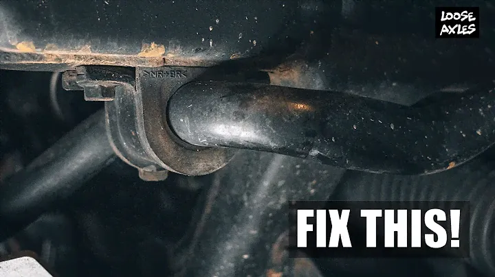 How to Improve Your 4Runner's Handling in 5 Minutes or LESS! *New Front Sway Bar Bushings*
