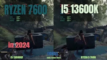 Amd Ryzen 7600 Vs i5 13600k in 2024