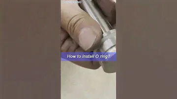 How to install O ring???