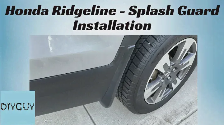2017-2023 Honda Ridgeline splash guards