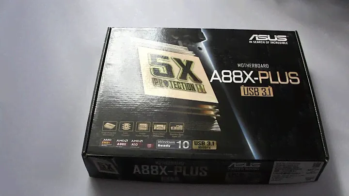 Распаковка Материнской платы Asus A88X-PLUS/USB 3.1 (sFM2+, AMD A88X, PCI-Ex16) из rozetka.com.ua