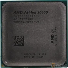 Процессор AMD Athlon 3000G AM4 2(4)core / 3.5MHz / Vega 3 / 35W (OEM)