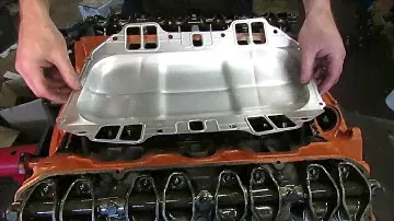 Plymouth Roadrunner 383 intake manifold installation
