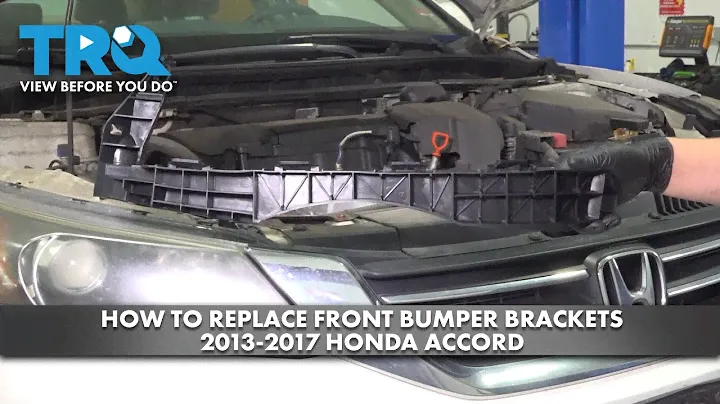 How to Replace Front Bumper Brackets 2013-2017 Honda Accord