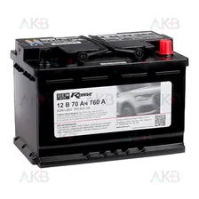 Автомобильный аккумулятор RDrive OEM AGM-L3EU 70Ач 760А обр. пол. (278x175x190) 7P0915105