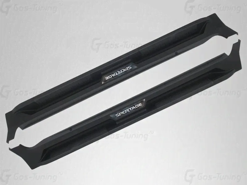 SR01-0001 Подножки / Пороги на Киа Спортейдж 3 "OEM Style"