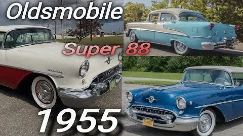 "Oldsmobile Super 88 de 1955: Un Clásico Americano que Define la Elegancia Retro"