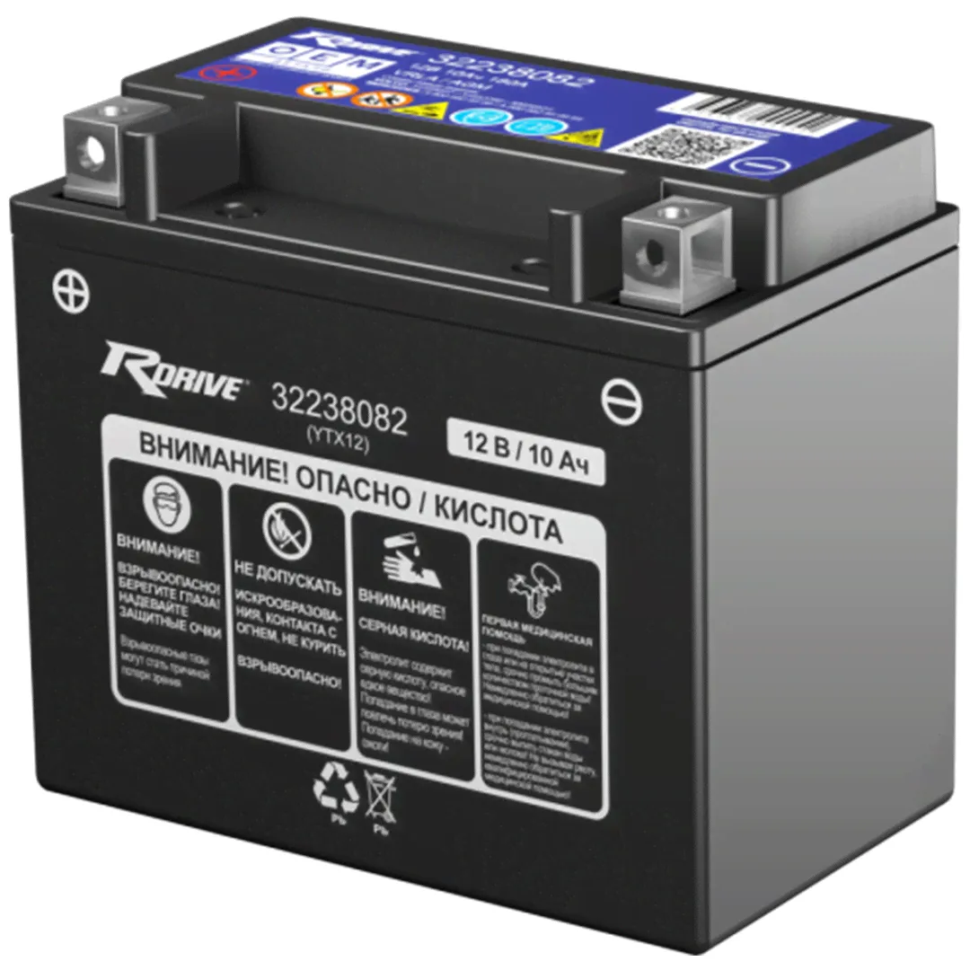 Аккумулятор RDrive AGM OEM 32238082 10Ah для VOLVO-0