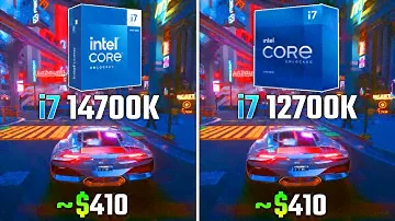 INTEL I7-14700K vs I7-12700K | Test in 6 Games