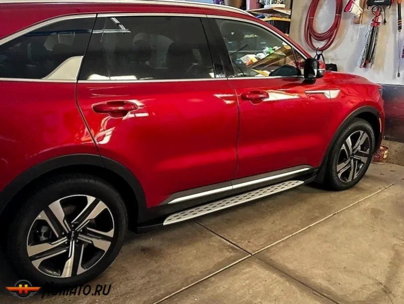 Пороги для Kia Sorento 4 2020+ | OEM style-2