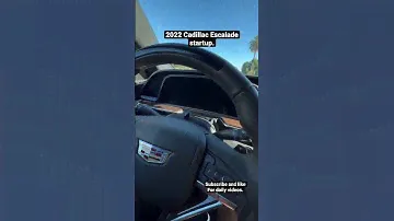 2022 Escalade Startup