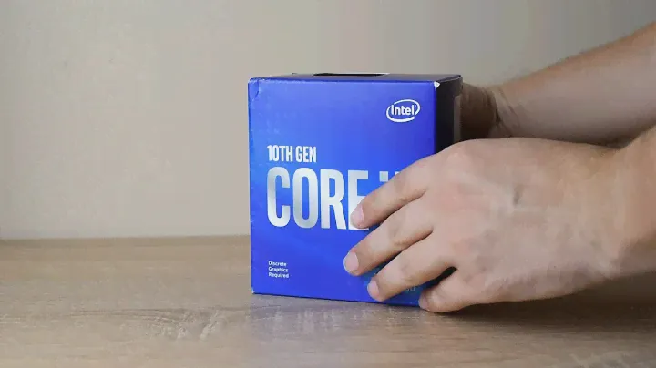 Intel Core i5 10400F CPU unboxing