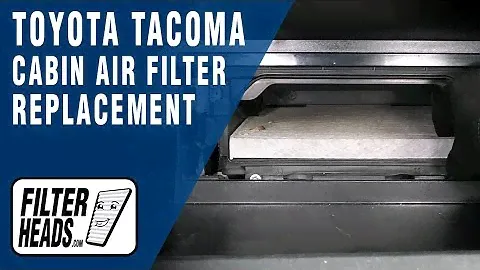 How to Replace Cabin Air Filter 2019 Toyota Tacoma | AQ1045