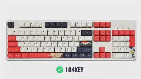 XVX Anime PBT Dye-Sub Keycap Set [104 Keys]