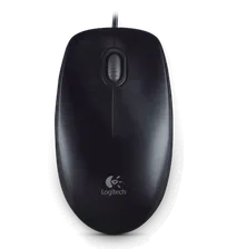 Мышь Logitech B100 Optical Mouse Black Черная USB OEM
