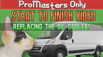 Ram Promaster: Replacing the Oil Cooler Filter Housing Assembly Start-To-Finish: Promasters Only!