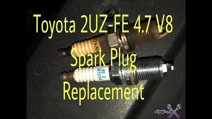 Замена свечей зажигания Toyota 2UZFE 4.7 V8