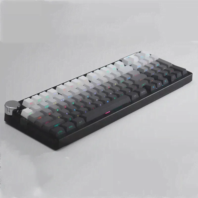 Polar Day PBT OEM Профиль с градиентным окрашиванием, двойные колпачки для клавиш, высокая светопропускаемость боковых символов для механической клавиатуры