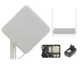 Комплект 4G интернета PETRA UniBox / MICRODRIVE TANDEM-4GT-OEM 4G/3G РОУТЕР CAT6 / KEENETIC Wi-Fi до 100 м2