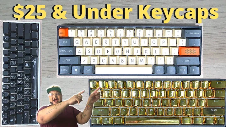 Budget Keycaps for Mechanical Gaming Keyboards.