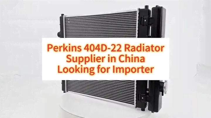 Brand New Perkins 404D-22 Radiator – Genuine OEM Replacement Part