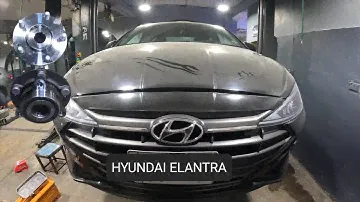 front wheel hub bearing replacement ... hyundai elantra 2017 - 2021 #suspensionsystem #hyundai