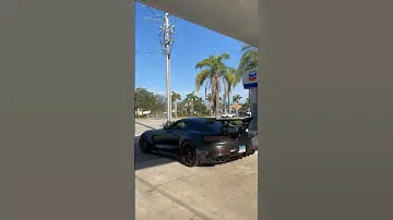 Mercedes Benz AMG GT Blackseries fill up. #Mercedes #AMGGT