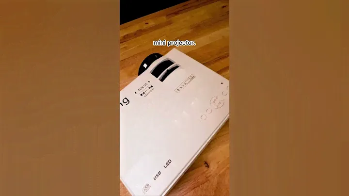 Have the best movie nights with this mini projector! 📽️