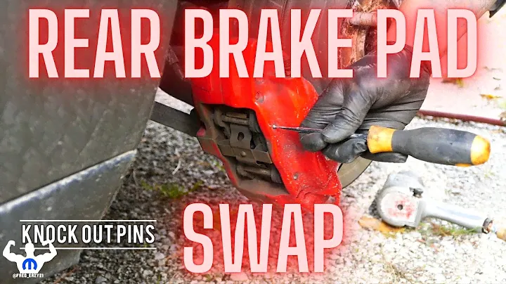 Rear Brembo Brake Pads Swap on a Dodge Challenger SRT8