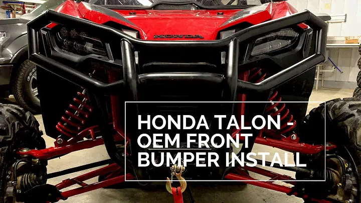 Honda Talon OEM Front Bumper Install