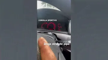 Straight piped Corolla Sportivo 2zzge