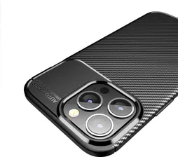 OEM Futerał CARBON PREMIUM do IPHONE 14 Pro czarny