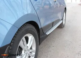 Пороги OEM bmw style для HYUNDAI ix35 "10-/"14-