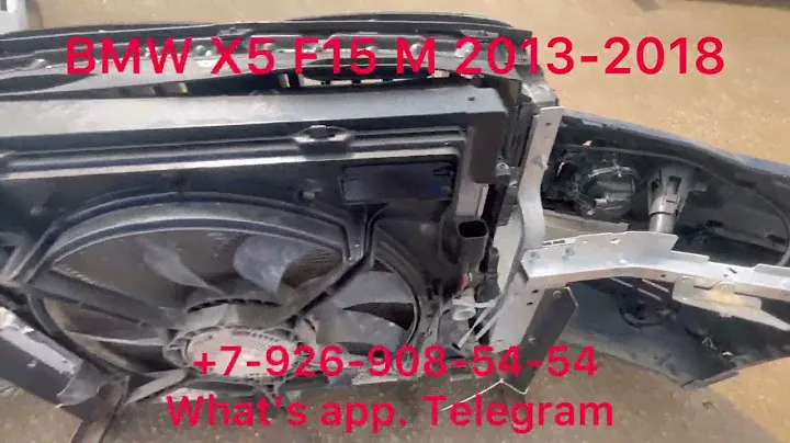 Бампер передний в сборе BMW X5 F15 2013-2018 ноускат передняя панель радиатор усилитель Решетка ПТФ