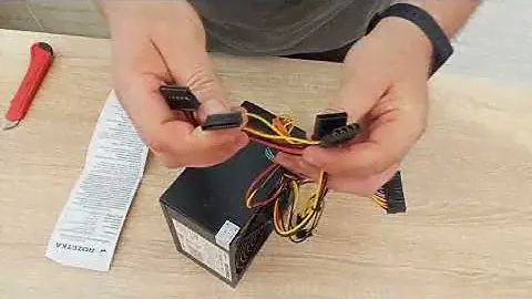 Распаковка LogicPower ATX-400W 12 см OEM (LP1670) из Rozetka