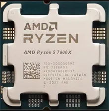 CPU AMD Ryzen 5 7600X OEM (100-000000593) {4.7/5.0GHz Boost,38MB,105W,AM5, with Radeon Graphics}
