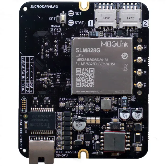 Tandem-4G12-OEM 4G/3G роутер CAT12 Gigabit Ethernet с 2-мя SIM