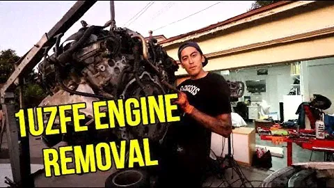 LEXUS LS400 ENGINE REMOVAL (1UZFE)