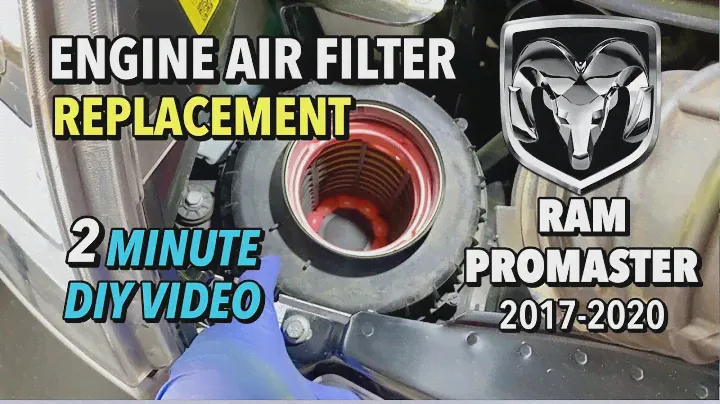 RAM ProMaster Van - Engine Air Filter Replacement - 2014-2020