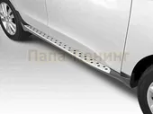 Пороги алюминиевые BMW Style OEM Tuning для Hyundai ix35 2010-2015