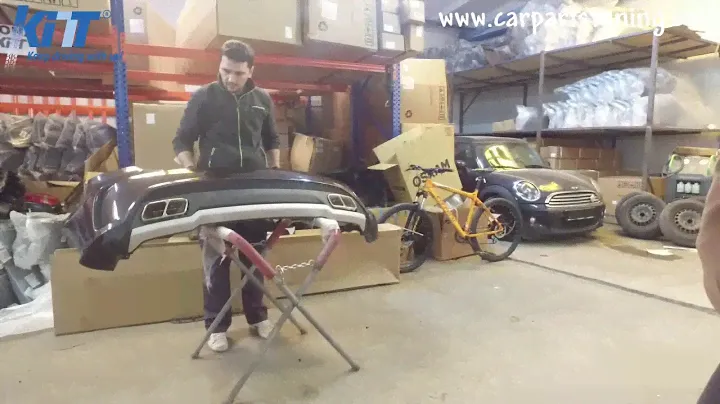 How to install the Rear Diffuser for Mercedes W176 A-Class (2012-2018) A45 Facelift By@kitt_tuning