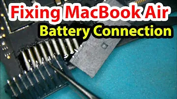 Repairing the Battery Connection on a MacBook Air A1466