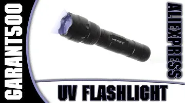 Ультрафиолетовый фонарь! Посылка с Aliexpress!
