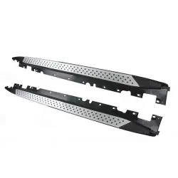 Порог-подножка л+п (комплект) oem style алюминий BMW F25 X3